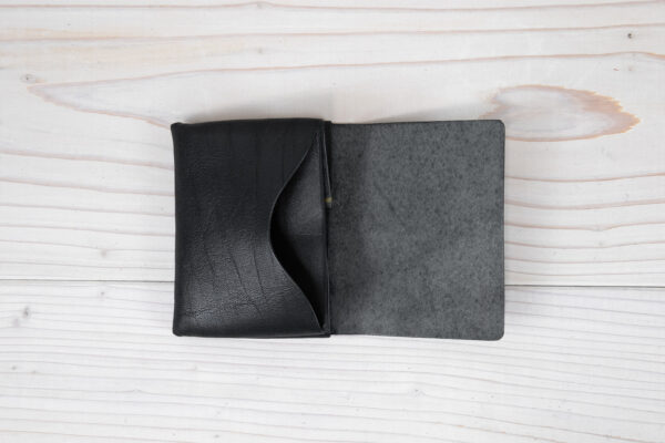 チビふ（A）ヴォーノオイル：ブラック／超小型財布／の商品画像03