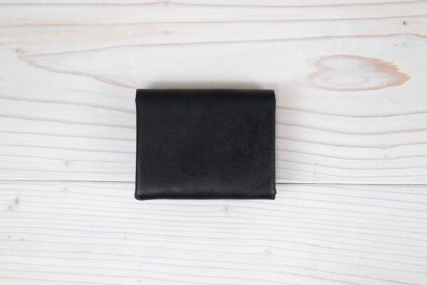 チビふ（B）ヴォーノオイル：ブラック／超小型財布／の商品画像02