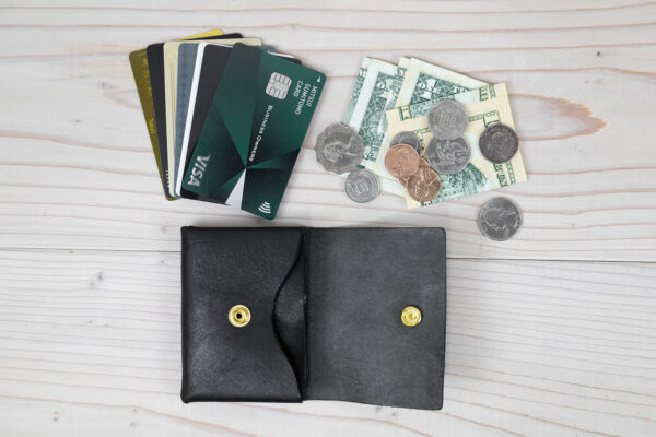 チビふ（B）ヴォーノオイル：ブラック／超小型財布／の商品画像06