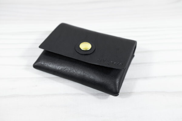 チビふ（B）ヴォーノオイル：ブラック／超小型財布／の商品画像07