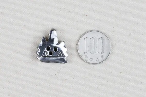 シーサーチャーム】シルバー／22mm×22mm×5mm／Silver925